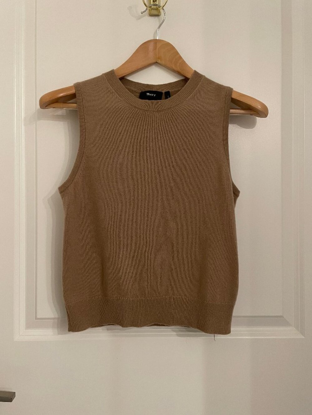 Theory Cashmere Crewneck Cardigan & Shell Top Set - Picture 4 of 6